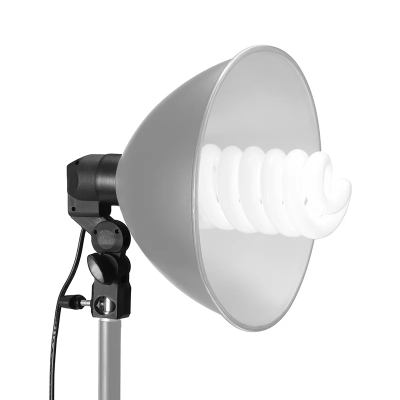 Meking واحد رئيس لمبة حامل E27 المقبس فلاش مظلة قوس صور الإضاءة لمبة حامل للتصوير استوديو الملحقات