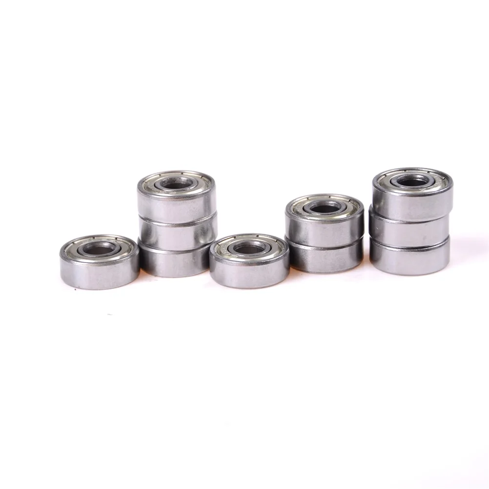 10Pcs 624ZZ 4mmx13mmx5mm 624Z Radial Ball Bearings 3D Printer Reprap  ID 4mm OD 13mm Width 5mm