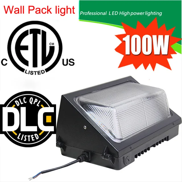 

CREE Chip MeanWell Diver Dimming Sensor Outdoor Lighting IP65 13000LM 100W Led Wall Pack Light 5 years warranty DHL