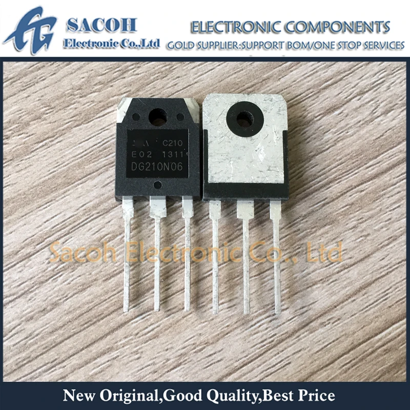 Refurbished Original 10Pcs/Lot DG210N06 210N06 OR HA210N06 TO-3P 210A 60V Power MOSFET Transistor