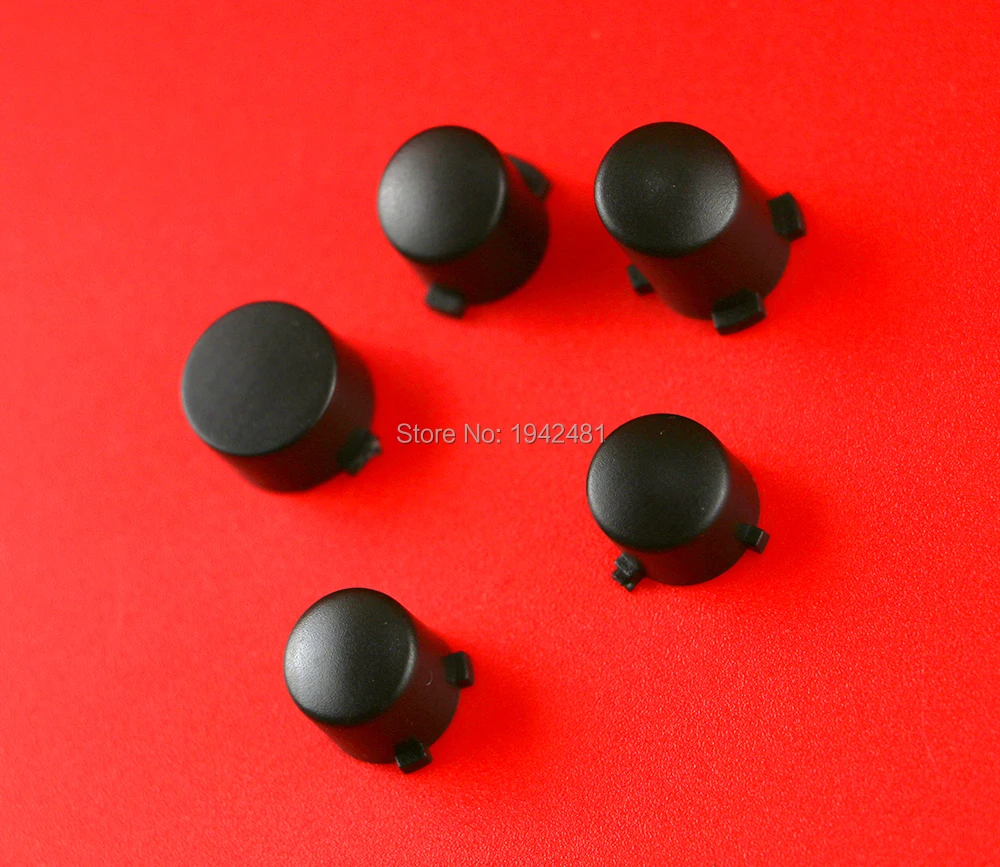 10 مجموعات من أزرار توجيه ABXY من البلاستيك الأسود تحل محل غطاء وحدة التحكم اللاسلكية الرئيسية لوحدة تحكم Xbox One xboxone