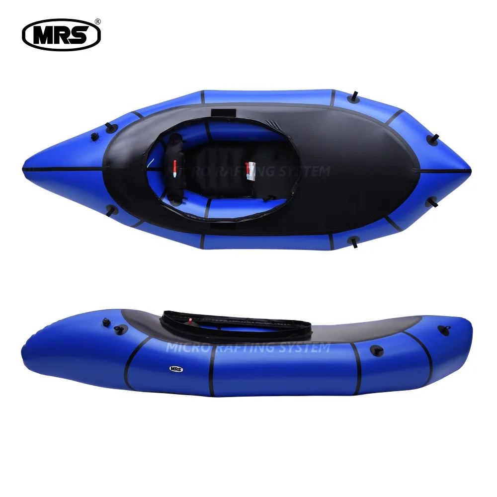 [MRS][Alligator 2S ]Micro rafting systems blue inflatable ultra-light  packraft white water