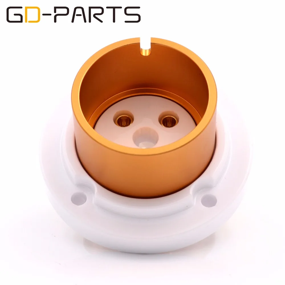EIZZ High Quality 4pin Jumbo Ceramic Tube Socket FU-5 810 211 805 845 Valve Tube Base Hifi Audio Vintage Tube Amplifier DIY 1PC