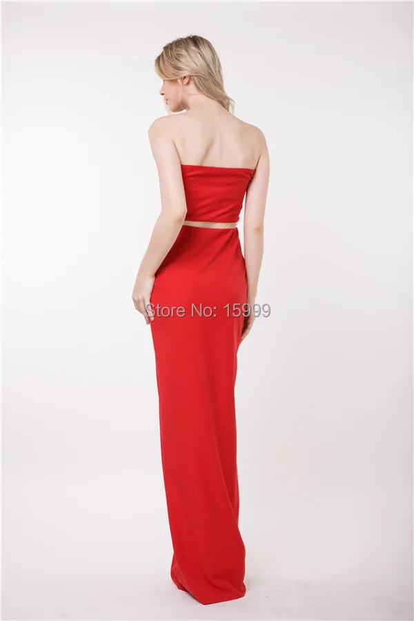 2014 verão novo comprimento total deslumbrante vermelho strapless vestidos de baile, vestidos de baile chiffon vermelho da menina longa com faixa longa removível