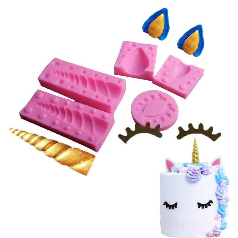 Unicorn Horse Cake Decorating Silicone Mold For Baking Of Kitchen Accessories Fondant Bakery Pastry Mug Cooking Tools Eid