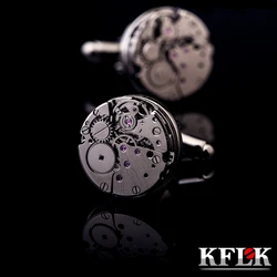 KFLK brand high quality mechanical cufflinks men cuff links wedding gift French shirt button 2017 New arrival guests