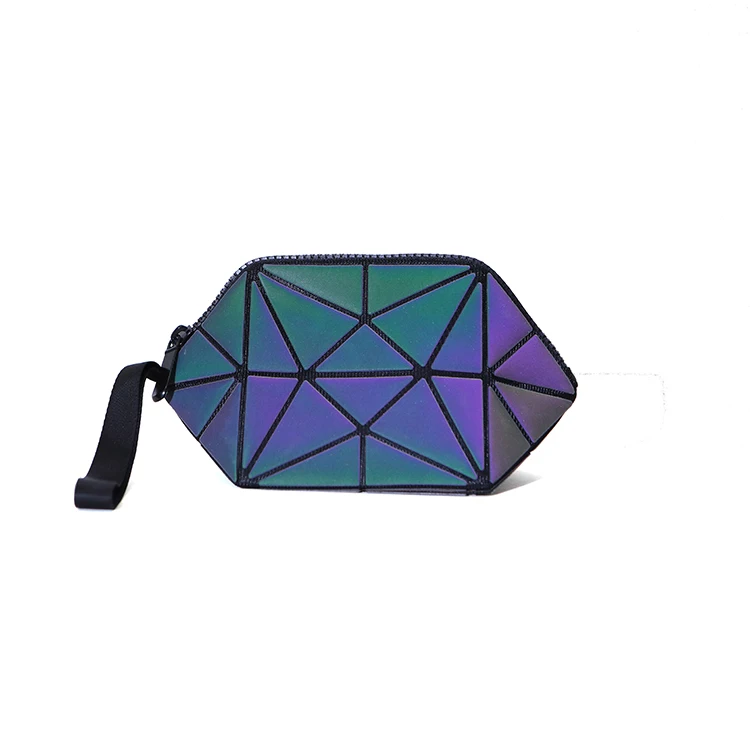 Geometric Cosmetic Bags For Women Famous Brand Makeup Pouches