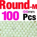 100Pcs Round M