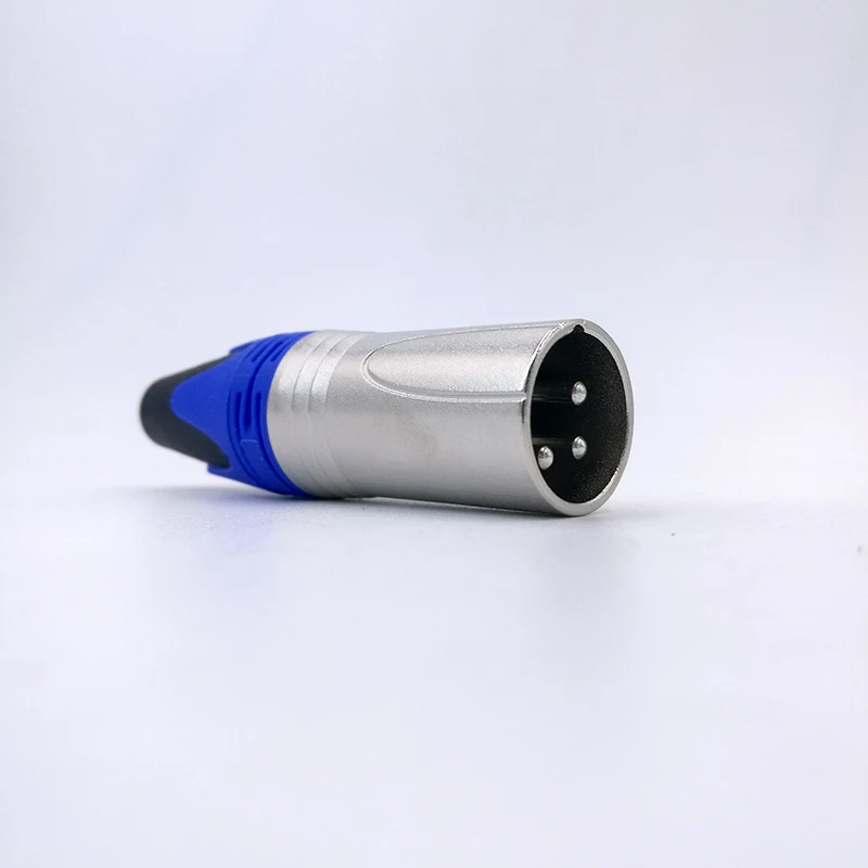 xlr connector audio plug microphone plug 3pin speaker connector male & female colour mic connector