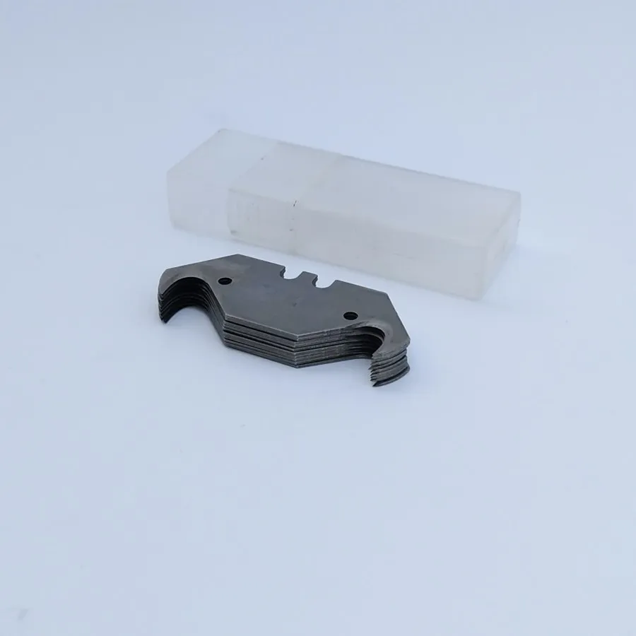 จัดส่งฟรี Heavy Duty SK5ตะขอเหล็กใบมีดสำหรับเครื่องตัดกล่องเครื่องตัดพรมมีดยูทิลิตี้ Hook ชี้ใบมีด5ชิ้น