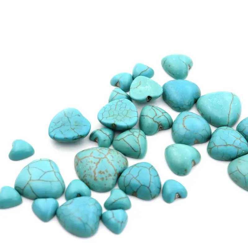 5 Sizes Heart Sharp Spacer Loose Natural Stone Beads For Jewelry Making Diy Needlework Finding Bracelet Accessories