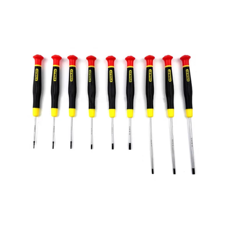 Stanley 1-piece precision flat end micro slotted screwdriver mini 1.0mm 1.6mm 1.8mm 2.0mm 2.5mm 3mm screwdrivers opening tools