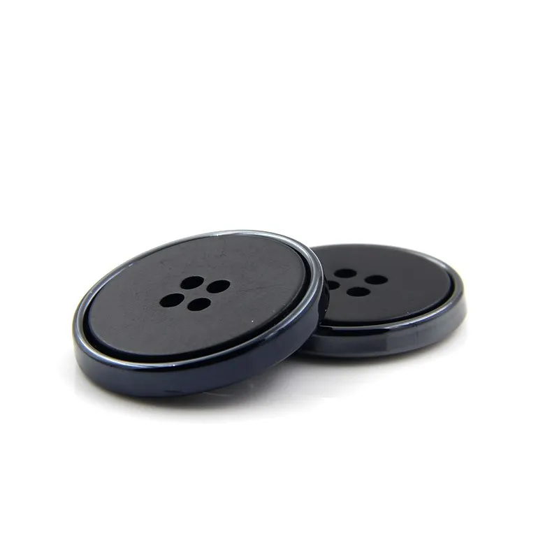 20Pcs Black Men Suit Buttons 4 Holes Coat Windbreaker Buttons DIY Sewing accessories 14/16/19/22MM