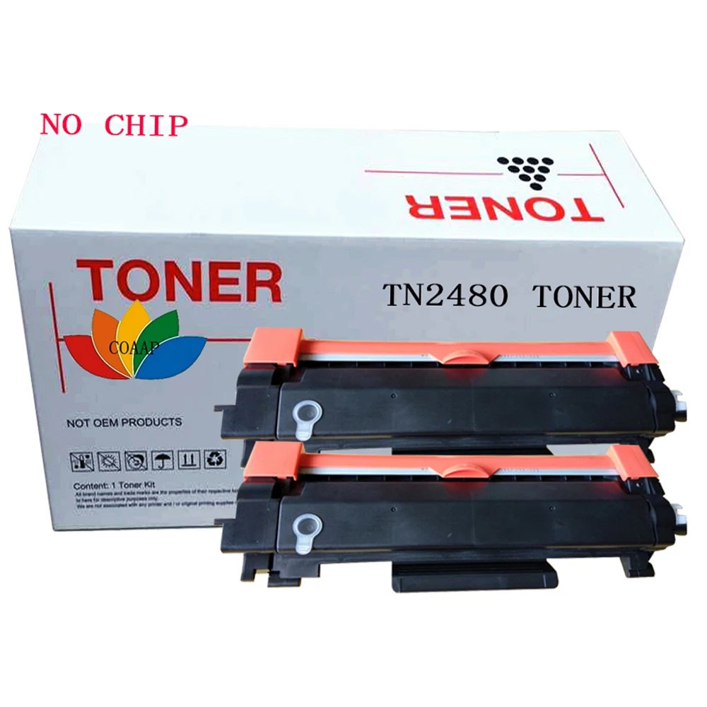 cartucho de toner 2pk compativel tn 2480 para impressora brother embutida 01