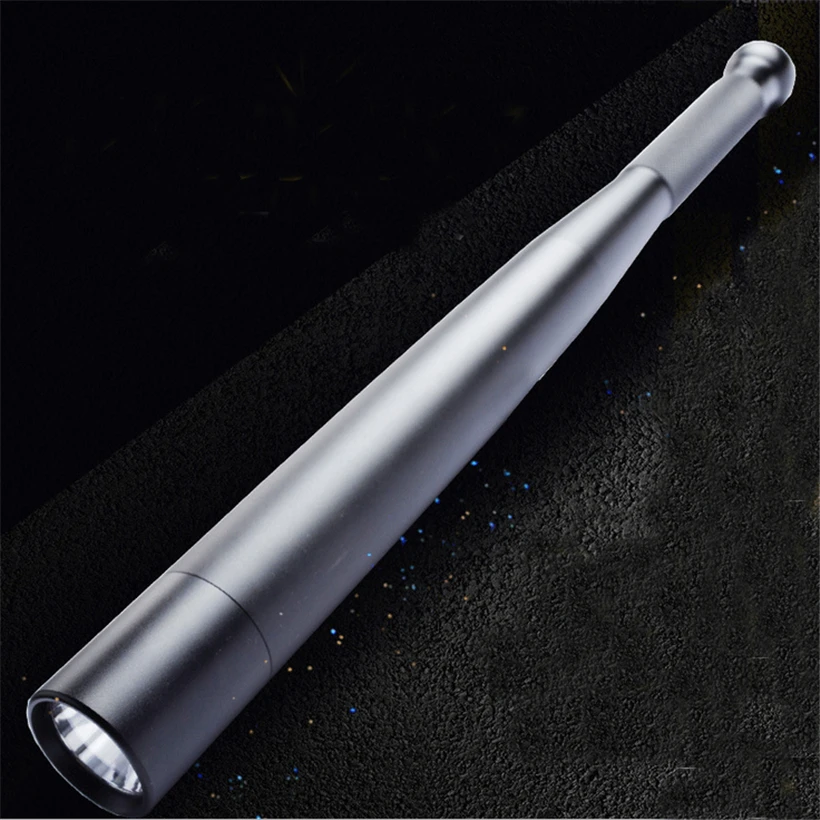 truncheon Stick Flashlight Led light Tactical Linternas baton 18650 security self defense stick taschenlampe lamp for Guard