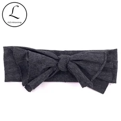 GZhilovingL 2019 New Baby Boys Girls Cotton Knot Bow Headbands Kids BaBy Toddler Solid Cute Soft Head bands Hair Accessories