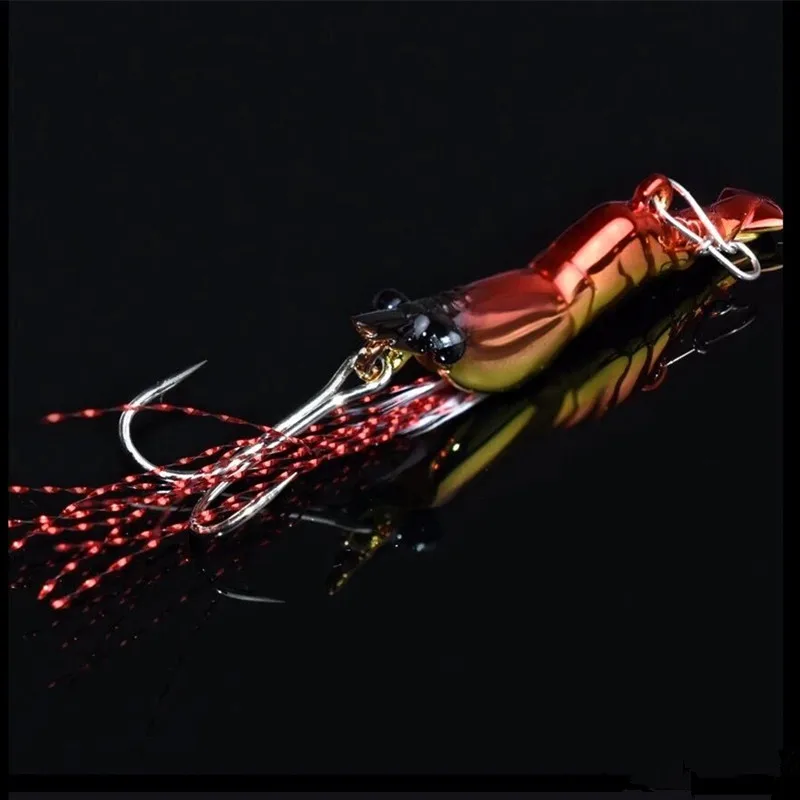 JUYANG 3g 38mm 6g 48mm  simulation shrimp lure Hard bait lures fishing lures free shipping