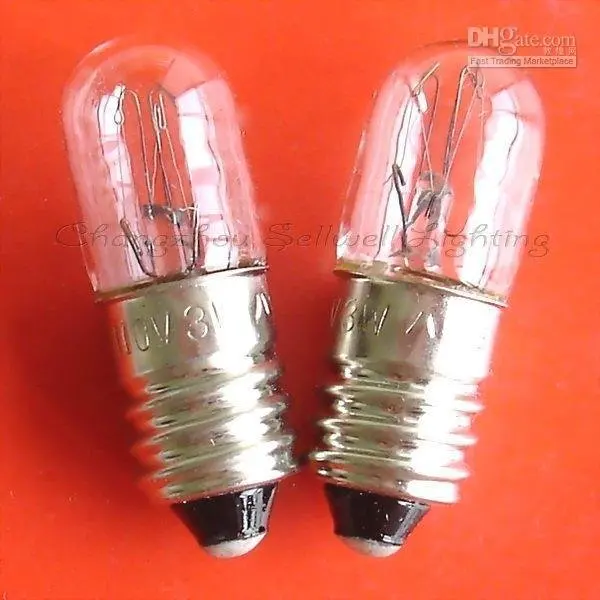 

3w E10 A593 GOOD!Miniature lighting lamps 110v sellwell