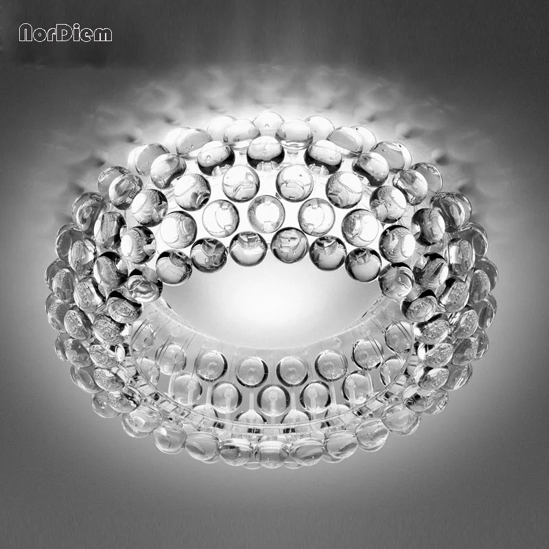 Dia35/50/65cm Modern Acrylic Caboche Ball Ceiling Lamps,Bedroom,Residential Home Ceiling light Fixture Clear Classical Luminaria