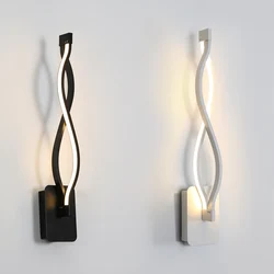 LED Wall Lamp Modern Bedroom Beside Reading Wall Light Indoor Living Room Corridor Hotel Room Lighting Wall Sconce Decoration