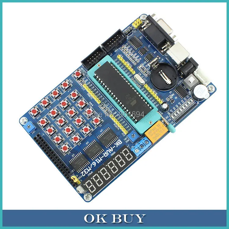 

ATMEGA16A Chip Core AVR SCM Development Board Learning Board Test Board Programmer With Pins