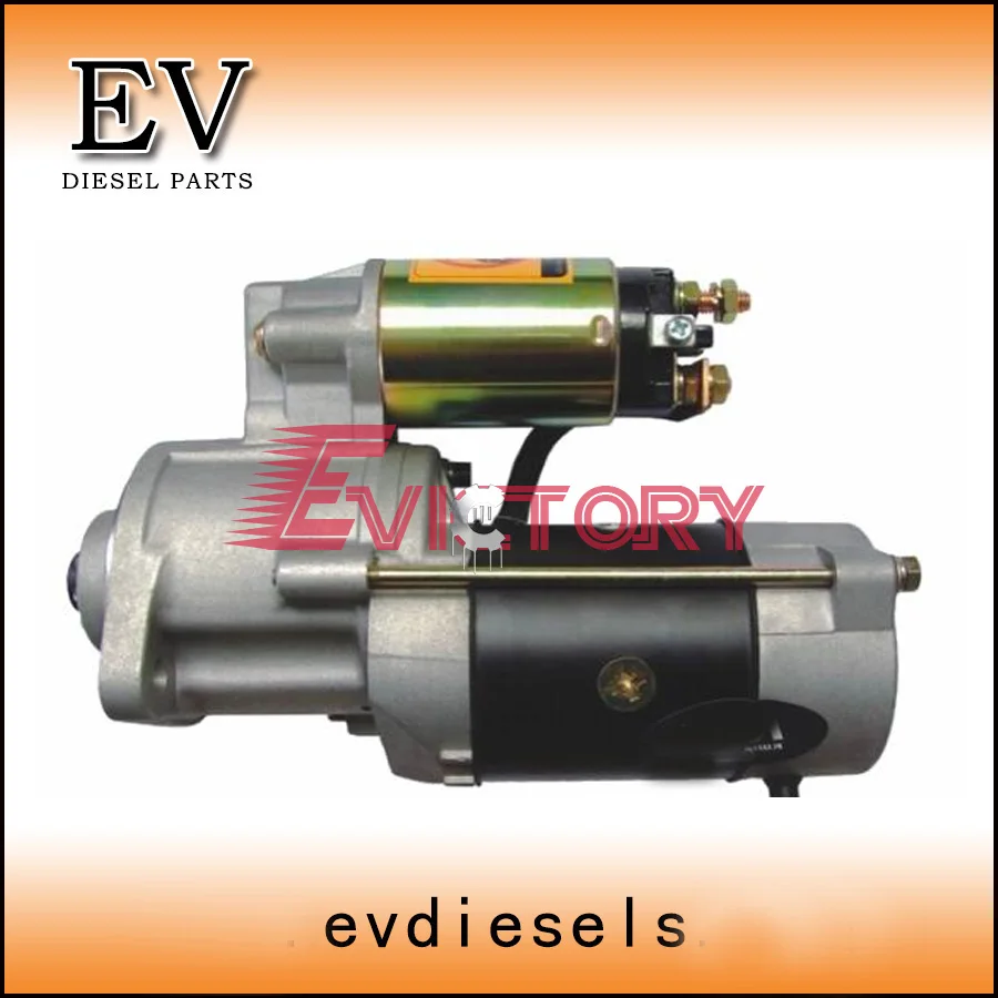 For Mitsubishi forklift engine S4E S4E2 starter