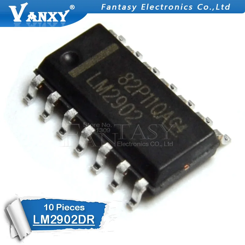 10PCS LM2902DR SOP14 LM2902 SOP SMD new and original IC