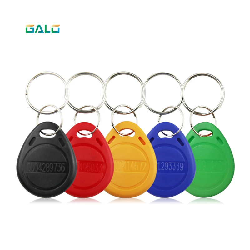 100 stücke Rfid Tag 125Khz Proximity RFID Karte Keyfobs Access Control Smart Card 6 Farben