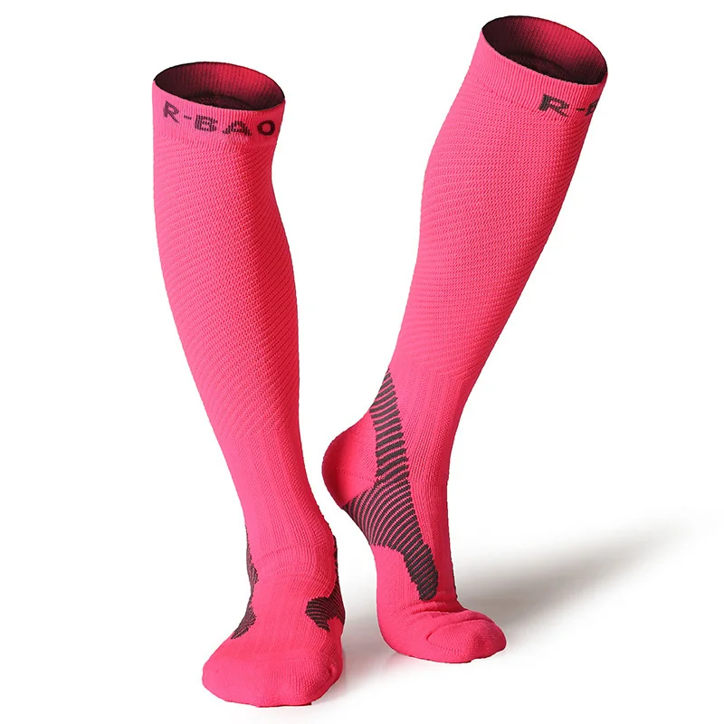 RB7703 R-Bao Men/Women Professional Compression Running Stockings High-quality Marathon Sports Socks Quick-Dry Bicycle Socks