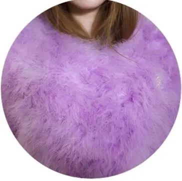 LET-SETTING new fashion Fire chicken feather ostrich feather fur jacket long-sleeved jacket