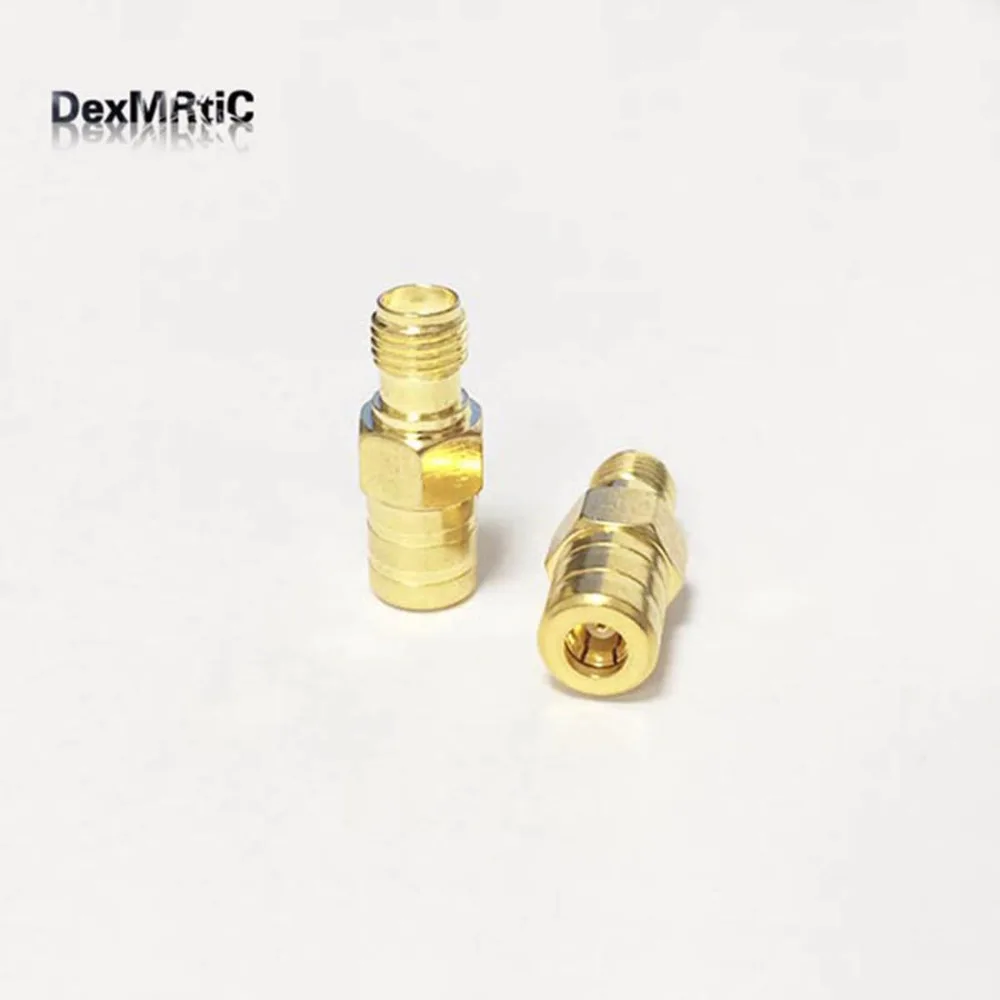 ¡Venta al por mayor! ¡Nuevo! ¡venta al por mayor! 1 unidad SMA conector hembra SMB conector hembra adaptador coaxial RF convertidor recto chapado en oro