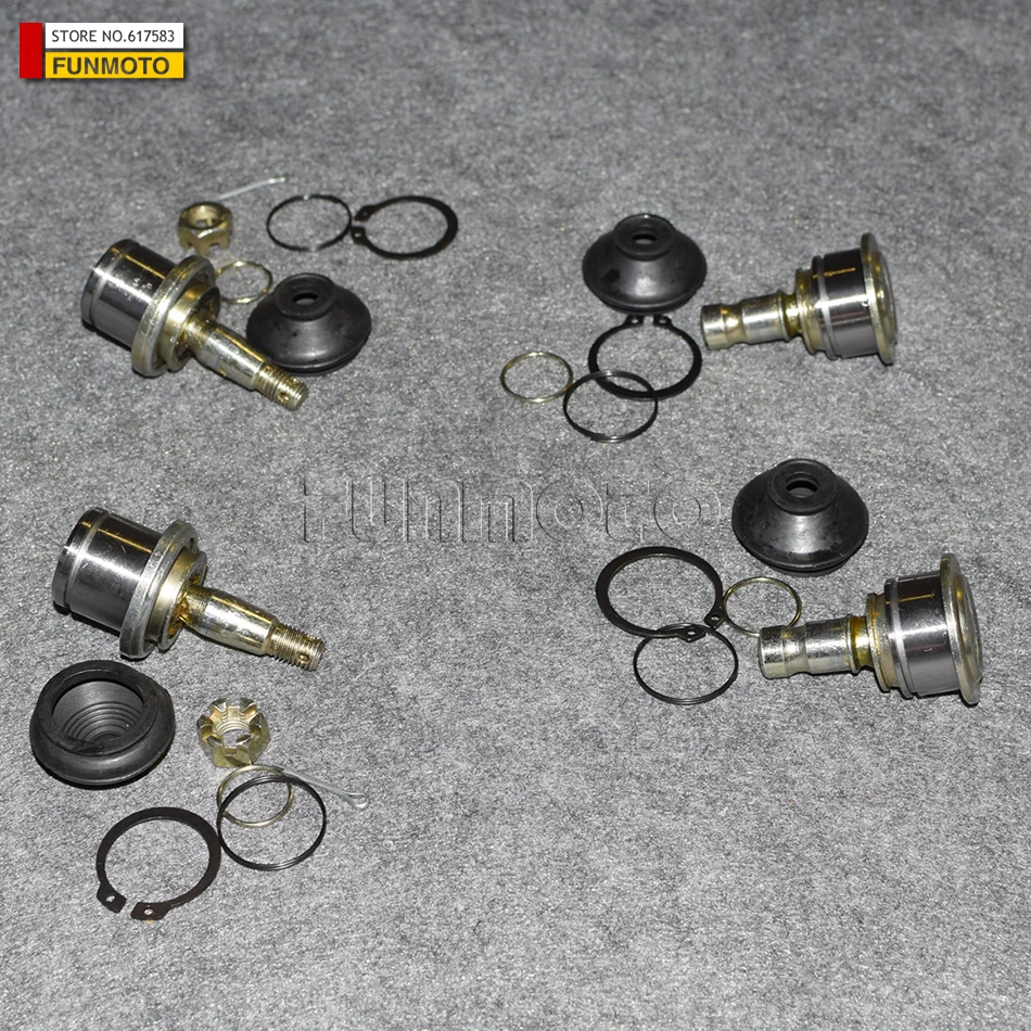 one set suspension swing arm ball joint of HISUN 500/700 ATV one set include 2 upper and 2 lower ball joints