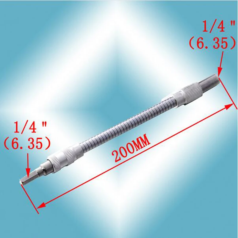 Metall Flexible Welle Universal Flexible welle Anschluss Link Magnetische Fahrer Welle Bohrer Für Bohrmaschine DZ119