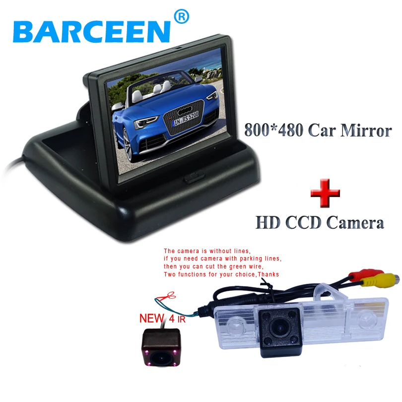 

car parking camera 170 wide angle wiht 4.3" car rear camera and car rear monitor use for Chevrolet Epica/Lova/ Aveo/Captiva