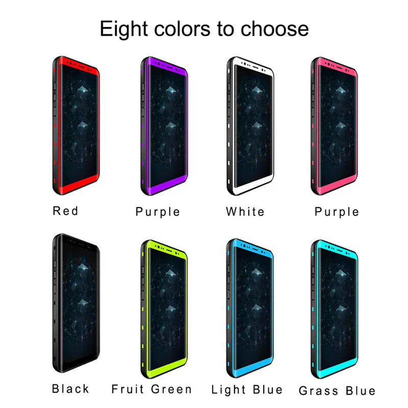 IP68 360 Full Protection Waterproof Phone Case for Samsung S10E S10 S9 Plus Swimming diving Cover for note 10 pro 9 8 coque