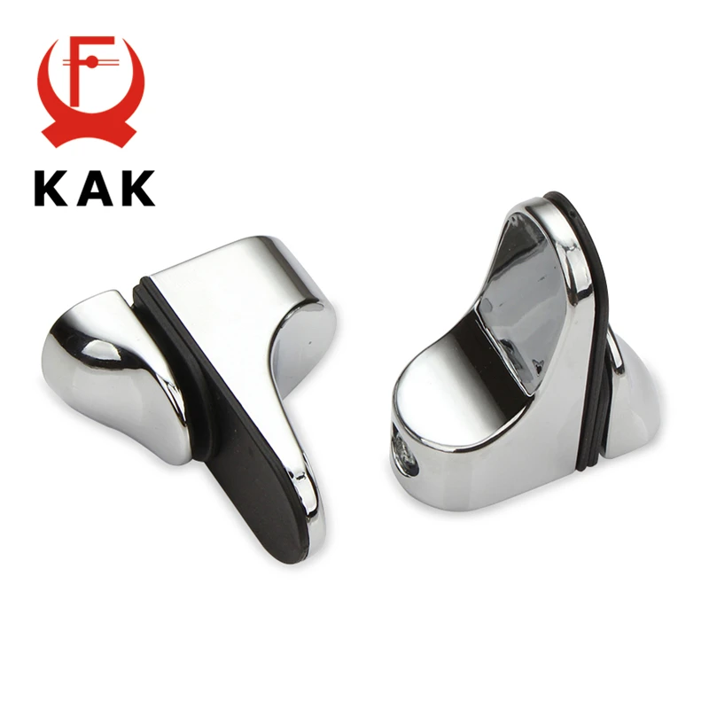 KAK Zinc Alloy Adjustable Glass Clamps Glass Plated Brackets Chrome Alloy Shelf Holder Support Clamp Holder For Glass Shelves