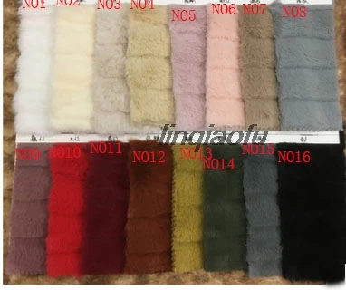 cut horizontal strip rabbit hair, cut furrow, rabbit fur, clothing toy, plush fabric,160cm*90cm(one yard)/ pcs