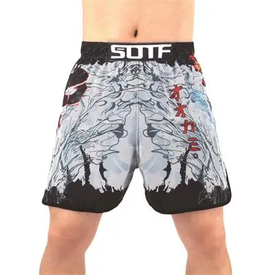 SOTF mma Venomous snake Stretch fabric Men Women geometric boxing shorts Tiger Muay Thai mma shorts boxing clothing fight shorts