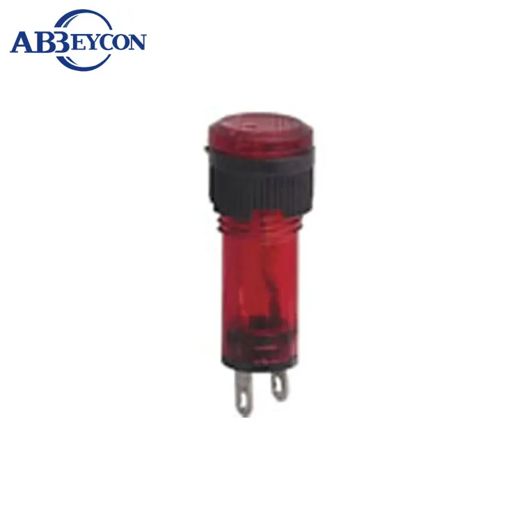 

ZS108 plastic body red 10mm ground fault indicator lights 220V pilot light