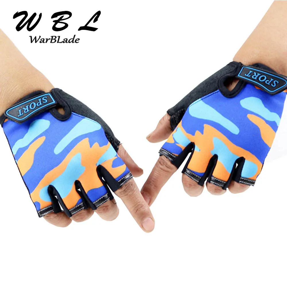 Fingerless Kids Gloves Non-Slip Ultrathin Children Half Finger Breathable Gloves For Boys Girls Luvas De inverno WarBLade