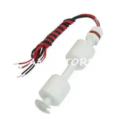 Plastic White Dual Ball Water Level Sensor Float Floating Switch 24mmx22mm