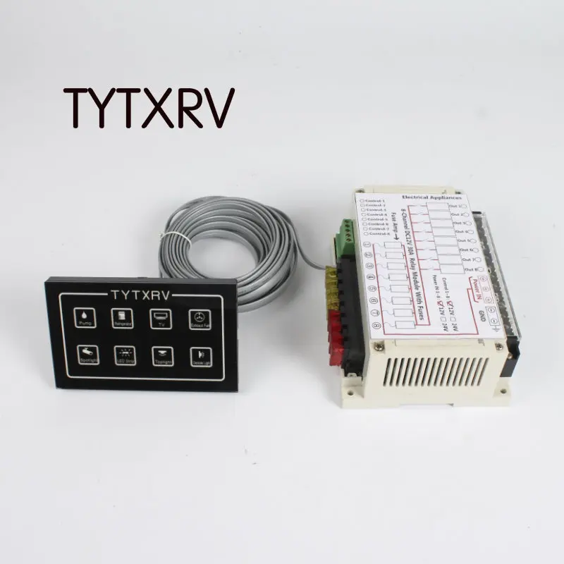 

Touch Control Panel Caravan Accessories 12V Camper Motorhome Control System With Bluetooth