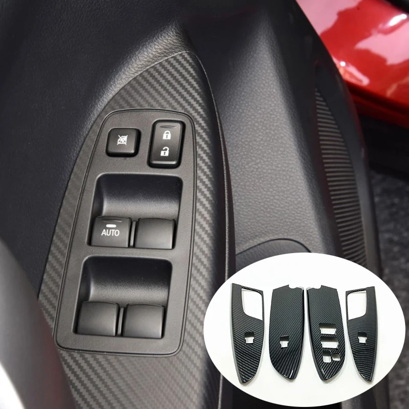 

For Mitsubishi Eclipse Cross 2017 2018 accessories ABS LHD Door Window glass Lift Control Switch Panel cover trim Car styling