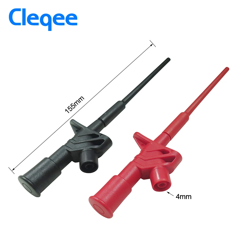 Cleqee P5004 sonda di prova flessibile ad alta tensione con Clip a gancio per Test rapido isolata professionale da 2 pezzi