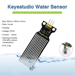 Keyestudio Water Level Sensor  Droplet Detection Module for Arduino UNO R3