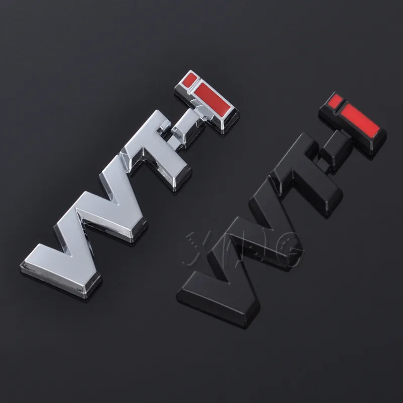 ملصق سيارة درابزين شعار السيارات الجانب الجناح شارة ملصق مائي لتويوتا VVT-i VVTi شعار كامري كورولا يارس Rav4 Chr أوريس أفينسيس ريز