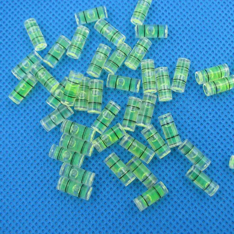 Frascos de Plástico Mini Nível de Bolha Instrumento de Medição de Nível de Bolha 500 Segundos 5*12 mm