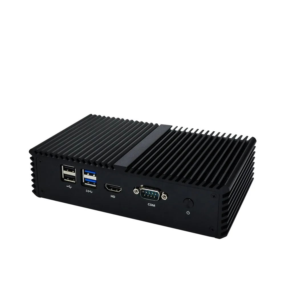 Imagem -04 - Qotom Kaby Lago Cpu Fanless Mini pc Q525g6 Q535g6 3965u Core I37100u Gigabit Nic Roteador Aes-ni pf Ubuntu Centos