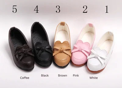 1/3 1/4 women's girl SD AOD DOD BJD MSD Dollfie Synthetic Shoes  black white pink shoes YG338