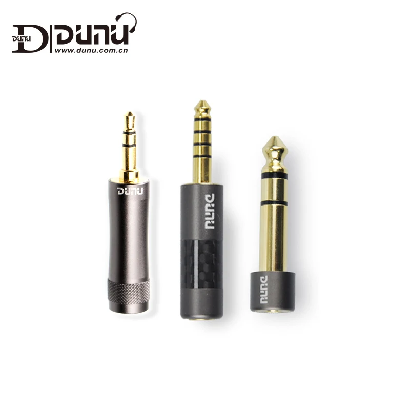 Adapter Dunu 3.5mm męski do 2.5mm żeński 6.35 do 3.5 4.4 do 2.5 wtyczki do odtwarzacza muzyki